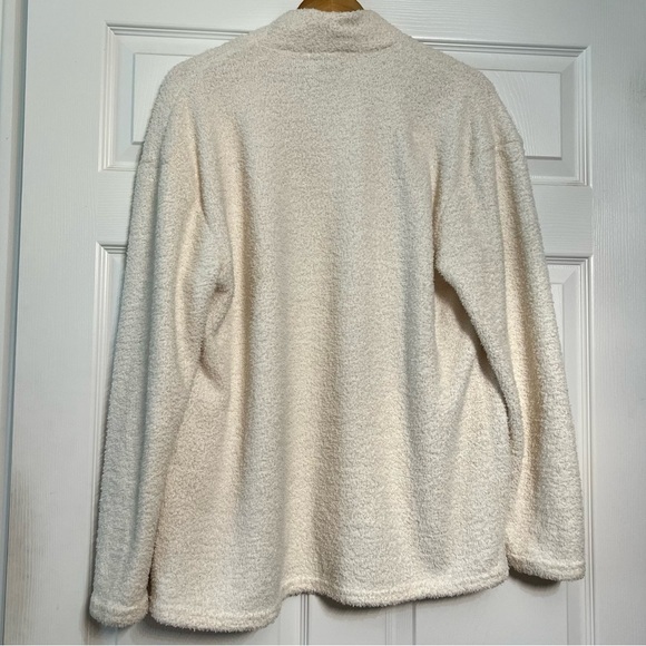 Cream Cardigan Sweater Women's Size Large - Picture 3 of 3